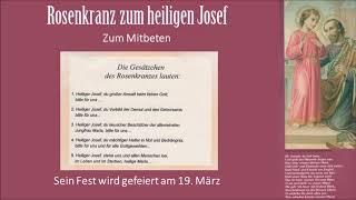 Rosenkranz zum heiligen Josef