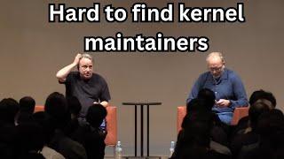 Linus Torvalds addressing maintainer fatigue