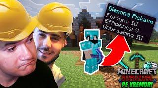 Terminam FERMA de ANIMALE si REUSIM PICKAXE-ul PERFECT! | Minecraft Survival K pe Vremuri