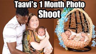 Taavi’s 1 Month Photo Shoot | Photography | Vlog | Family | Dinner | Sylvia And Koree Bichanga