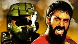 Master Chief vs Leonidas. Epic Rap Battles of History