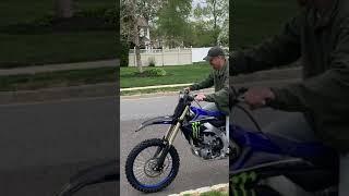 Dad Crashes My New Dirt Bike!! (2021 YZ-250F)