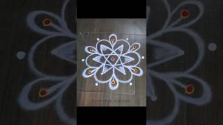 Beautiful and simple rangoli designs 🪷🪷#rangoli#kolam  #muggulu #easyrangoli #rangolidesigns #