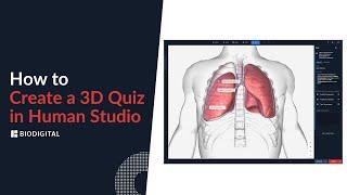 How to Create a 3D Quiz in Human Studio