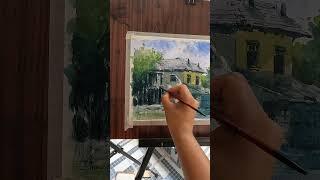 watercolor painting #watercolorpainting #art #trending #shorts #music #entertainment #reels