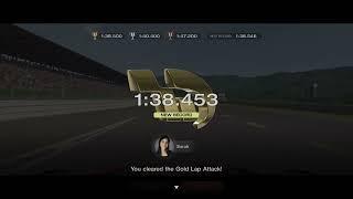 GT7 Patch 1.13 - Autopolis Circuit Experience Gold 1:38:450 by an average player, 1 week attempt