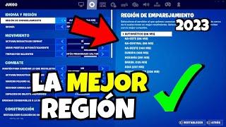 CUAL ES LA MEJOR REGIÓN PARA JUGAR FORTNITE EN LATAM? 2023