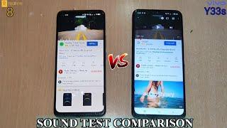 Vivo Y33s vs Realme 8 Sound Test Comparison Which one is Better