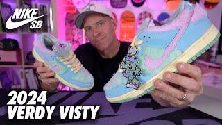 Nike SB Dunk Low QS Visty by Verdy Shoe Review!