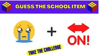 Guess the School Items by emoji| Riddles | Puzzles | Brainteasers | V-38