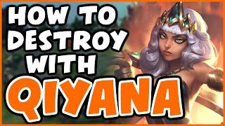 How to DESTROY LANE as QIYANA MID | Challenger Qiyana - League of Legends