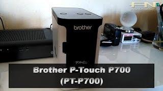 Brother P-Touch P700 (PT-P700) Etiketten-Drucker, Beschriftungsgerät, Computer Version, Portable