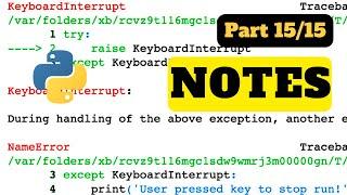 Notes | Python Tutorial