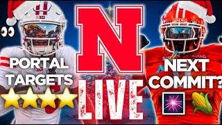 LIVE: Nebraska Transfer Portal NUGGETS + Bowl Game + RUMORS | ROAD TO 10k | Husker Football Stream