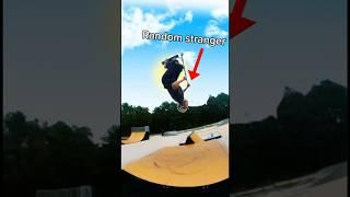 Can a stranger backflip a scooter? ￼  // #shorts #challenge #scooters #flip