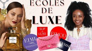 LES 5 MEILLEURES ECOLES DE LUXE et de MODE (EIML, Sup de Luxe, Tunon...)