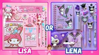 Lisa or Lena (School Supplies)  #lisa #lena #lisaorlena #viral #trending