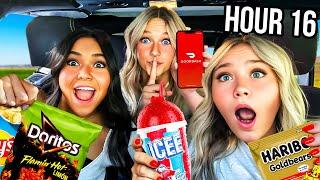 Eating Only GAS STATION FOOD for 24 Hours!! 