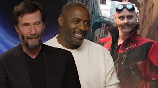 Keanu Reeves and Idris Elba Fanboy Over 'Sonic' Co-Star Jim Carrey (Exclusive)