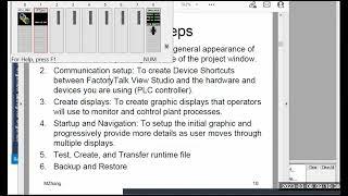 FactoryTalk View    HMI Design Steps