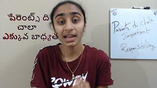 First Parents Mindset SHOULD CHANGE! | Telugu | Revathi Jannavarapu