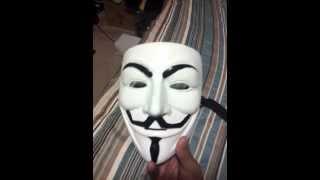 Anonymous V For Vendetta Guy Fawkes Mask Review