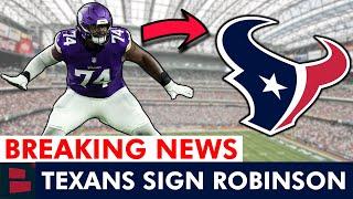 JUST IN  Cam Robinson Signing With Houston Texans In 2025 NFL Free Agency | Texans News