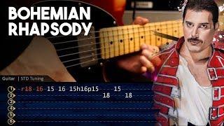 BOHEMIAN RHAPSODY Guitar SOLO TABS | Cover Guitarra Christianvib