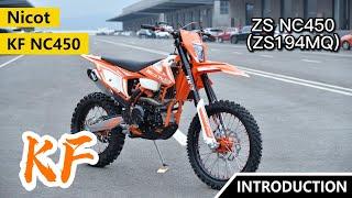 Nicot Full Size Gasoline Dirt Bike | KF model with Zonshen NC450 Engine