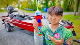 Fishing A Tournament With A PAW PATROL Rod!!