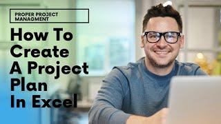 How To Create A Project Plan In Excel