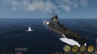 KMS Bismarck Vs USS Iowa | Playable Ship Mod | Surface Mod 2.0 - Silent Hunter 3