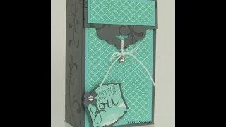 Scallop Tag Topper Gift Box by Teri Pocock - Stampin' Up! UK Independent Demonstrator