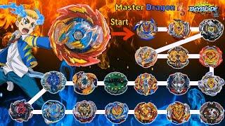 【Master Dragon VS ALL Beyblade Burst Cho-Z marathon Battle】 ベイブレードバースト 超ゼツ 베이블레이드 버스트 초제트