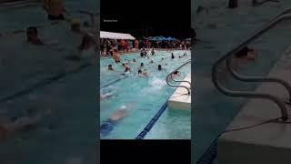 Phelps Cooldown with 300 Kids #swimming #competitiveswimming #swimmer