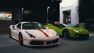 Supercars causing trouble at night !!