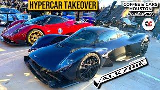 Hypercar Day at Coffee & Cars Houston (Dec 2024)