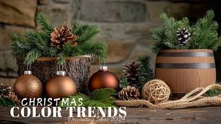 Top Christmas Color Trends 2024: Elegant and Luxurious Holiday Styles