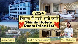 Shimla Hotel room price list | @7650888765 for Luxury in budget Price| Shimla hotels with best views