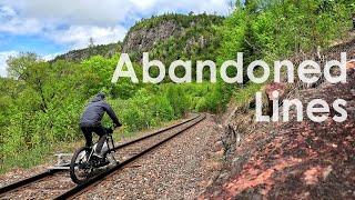 RAIL BIKE Camping Trip - 150 km ride through a Remote Wilderness Canyon on Abandoned Railways