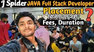 Jspider Full Stack Development Course | J Spider And Qspider Noida Placement Full Information #Noida