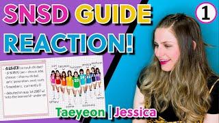 A Girls' Generation Guide (ohwoowoo) REACTION - Part 1: Learning About Taeyeon & Jessica!