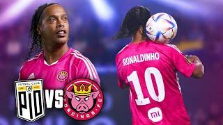 RONALDINHO EN LA KINGS LEAGUE | PORCINOS FC VS PIO FC