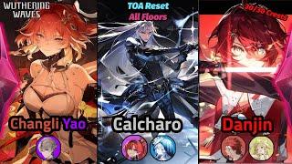 New Tower Reset 2.3-2.4 / ChangliYao - Danjin - Calcharo / Full 30 Crest Clear [Wuthering Waves]
