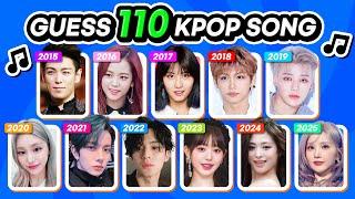 GUESS 110 KPOP SONG #1 [2015 - 2025] | KPOP QUIZ