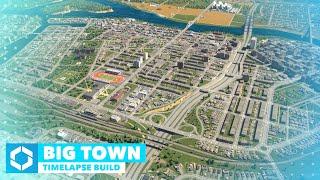 0 To 20k Population BIG TOWN Timelapse Build | Cities Skylines 2