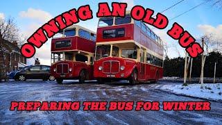 Owning An Old Bus. Preparing The Bus For Winter