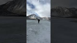 Made History! The Frozen Pangong Lake Marathon is registered in the Guinness Book of World Records.