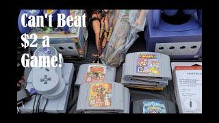 Flea Market Video Game Hunting Episode 21: Can't Beat $2 a Game!