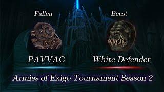 PAVVAC vs White Defender - Armies of Exigo Tournament Season 2